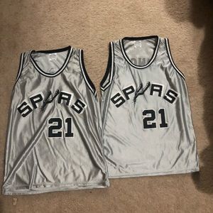 2 Tim Duncan Spurs Jerseys
